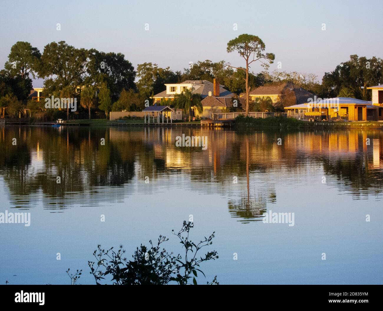 Waterfront homes new orleans louisiana hires stock photography and