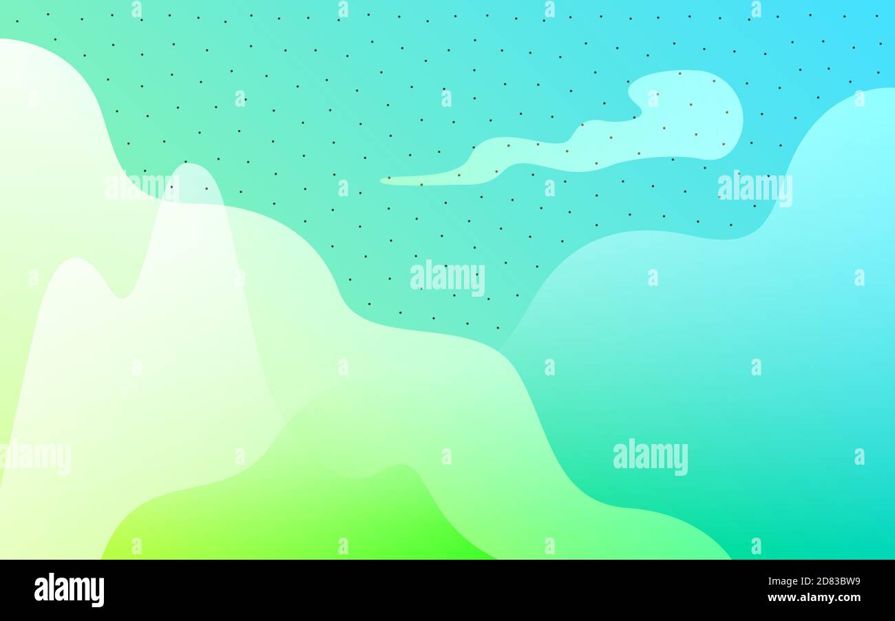 Abstract vector background with dynamic liquid shapes Stock Vector