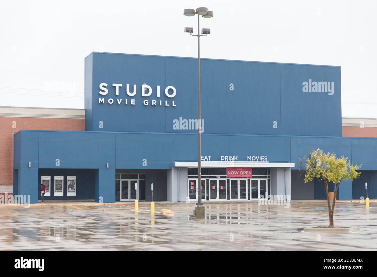Dallas, USA. 26th Oct, 2020. A Studio Movie Grill is seen in Dallas, Texas, the United States, on Oct. 26, 2020. U.S. dine-in movie theater chain, Studio Movie Grill, has filed for Chapter 11 bankruptcy protection last Friday after the COVID-19 epidemic kept audiences away. Credit: Dan Tian/Xinhua/Alamy Live News Stock Photo