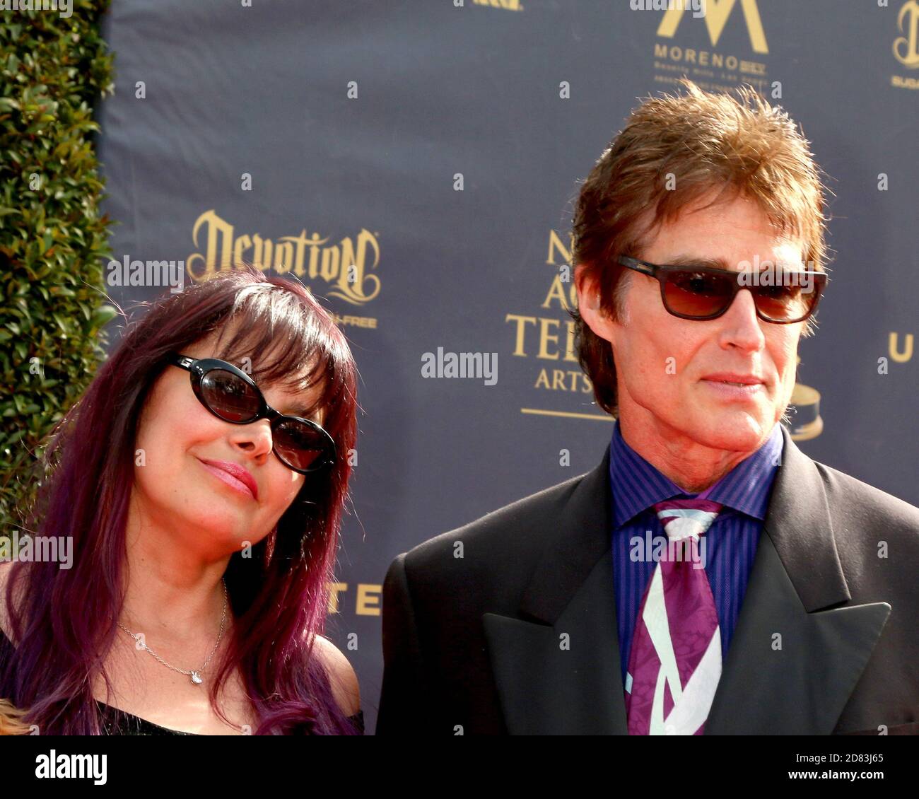 LOS ANGELES - APR 28: Prince, Devin DeVasquez, Ronn Moss at the 2017 ...