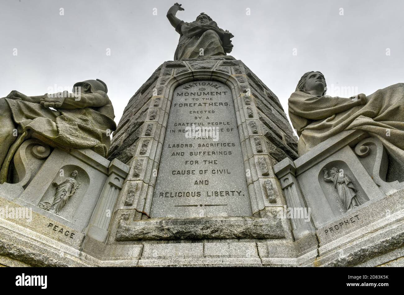 National Monument to the Forefathers in Plymouth, Massachusetts