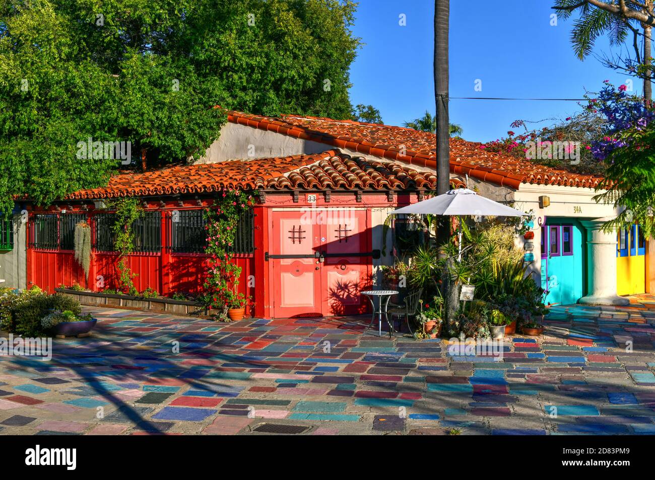 Spanish Village stuidos and exhibits Balboa Park San Diego, California