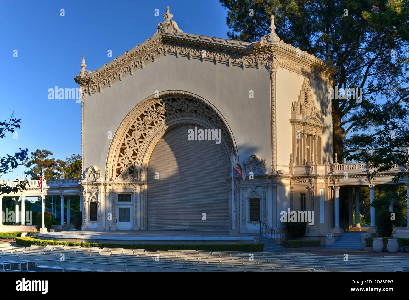 The openair Spreckels Organ, the world's largest pipe organ in a fully