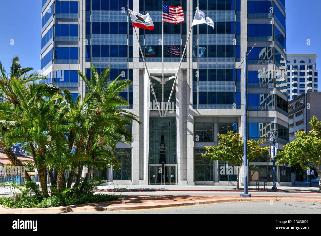 San Diego, CA July 19, 2020 One America Plaza is the tallest