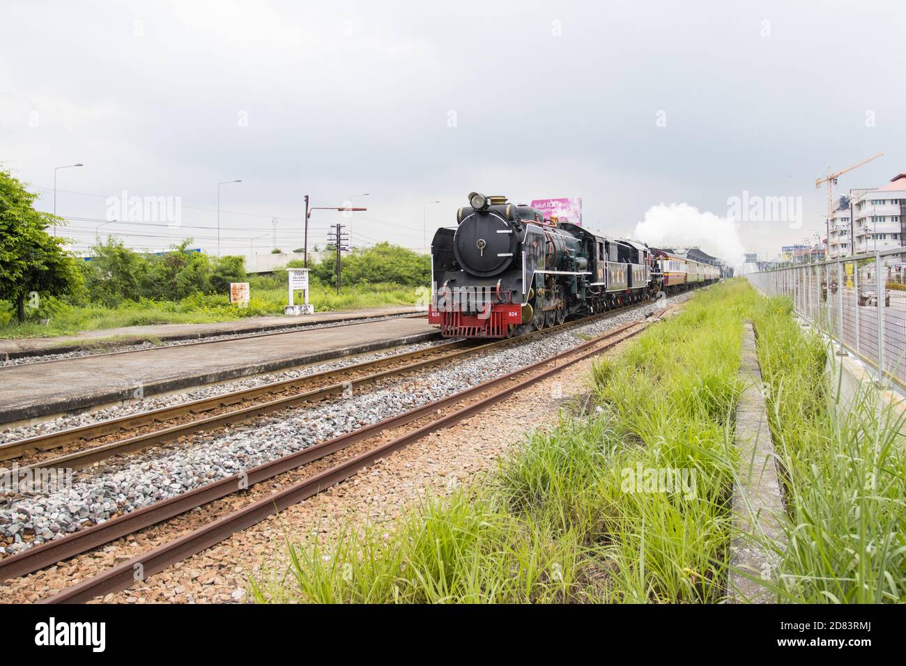 Bangkok Thailand Oct 20, 2020 The train Steam A steam