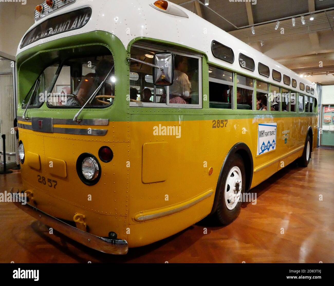 Rosa Parks bus at the Henry Ford Museum Stock Photo