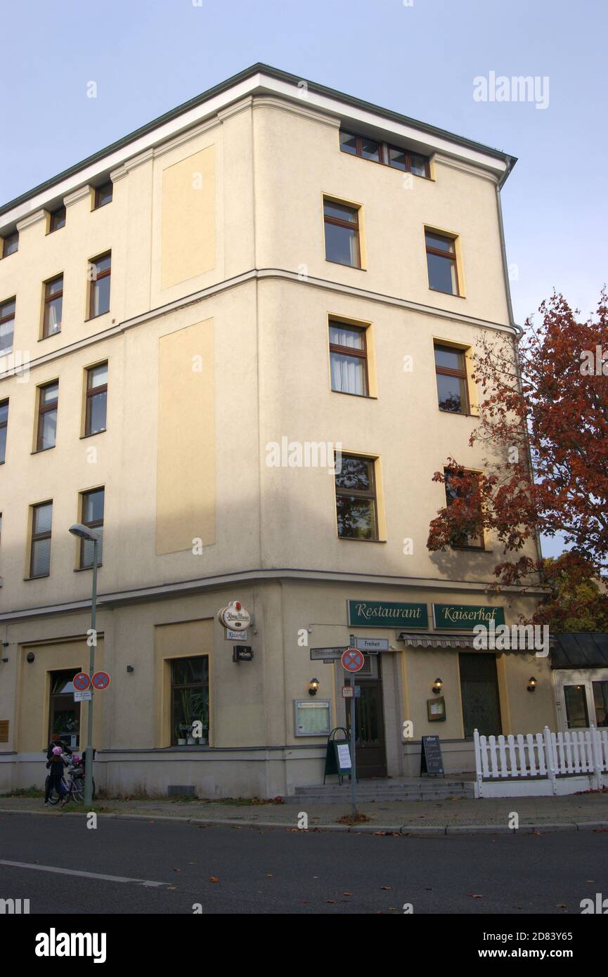 Restaurant Kaiserhof in Stresow, Berlin-Spandau. Stock Photo