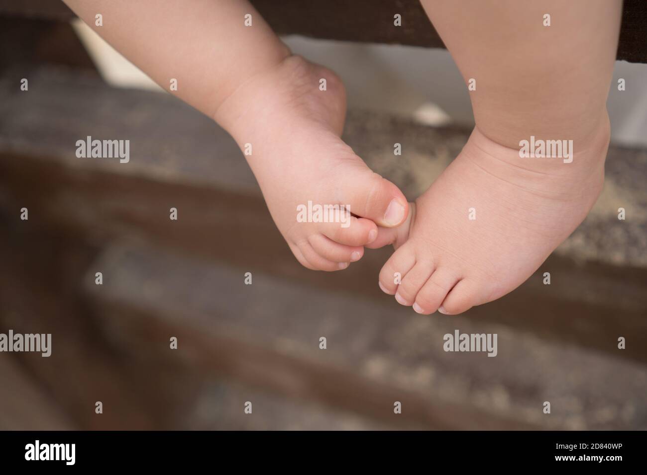 baby feet Stock Photo