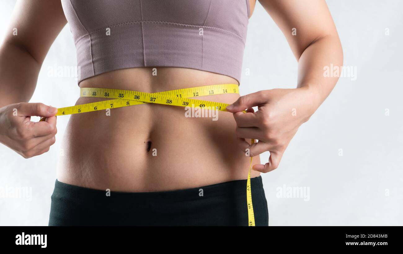 Tape measure waist hi-res stock photography and images - Alamy