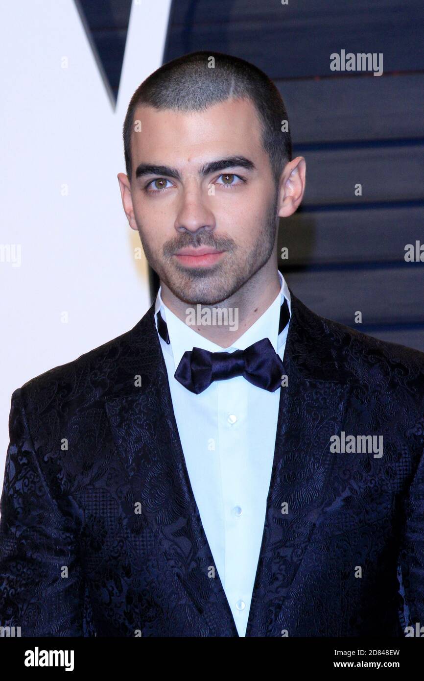 LOS ANGELES FEB 26 Joe Jonas at the 2017 Vanity Fair Oscar Party at