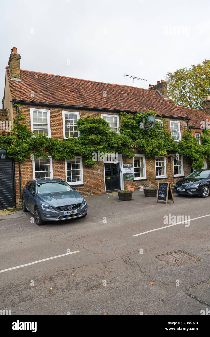 The Swan Inn pub and restaurant in Denham village, Buckinghamshire