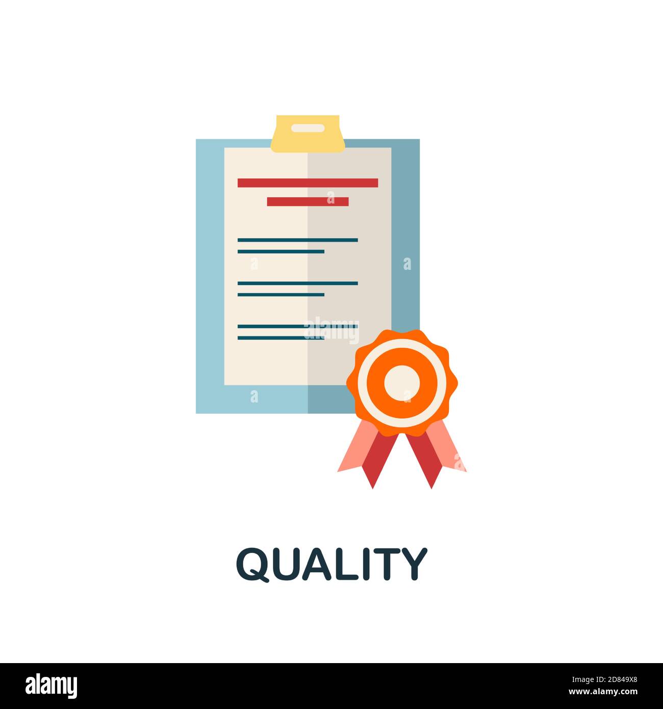 Quality icon. Simple element from core values collection. Creative Quality icon for web design
