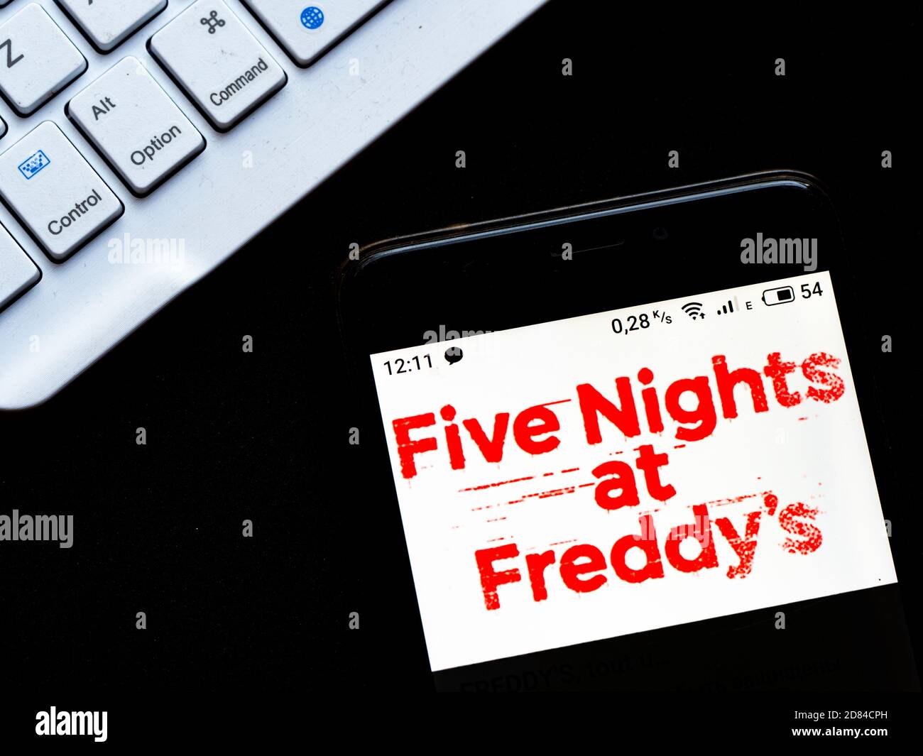 In this photo illustration a Five Nights at Freddy's. appliance by