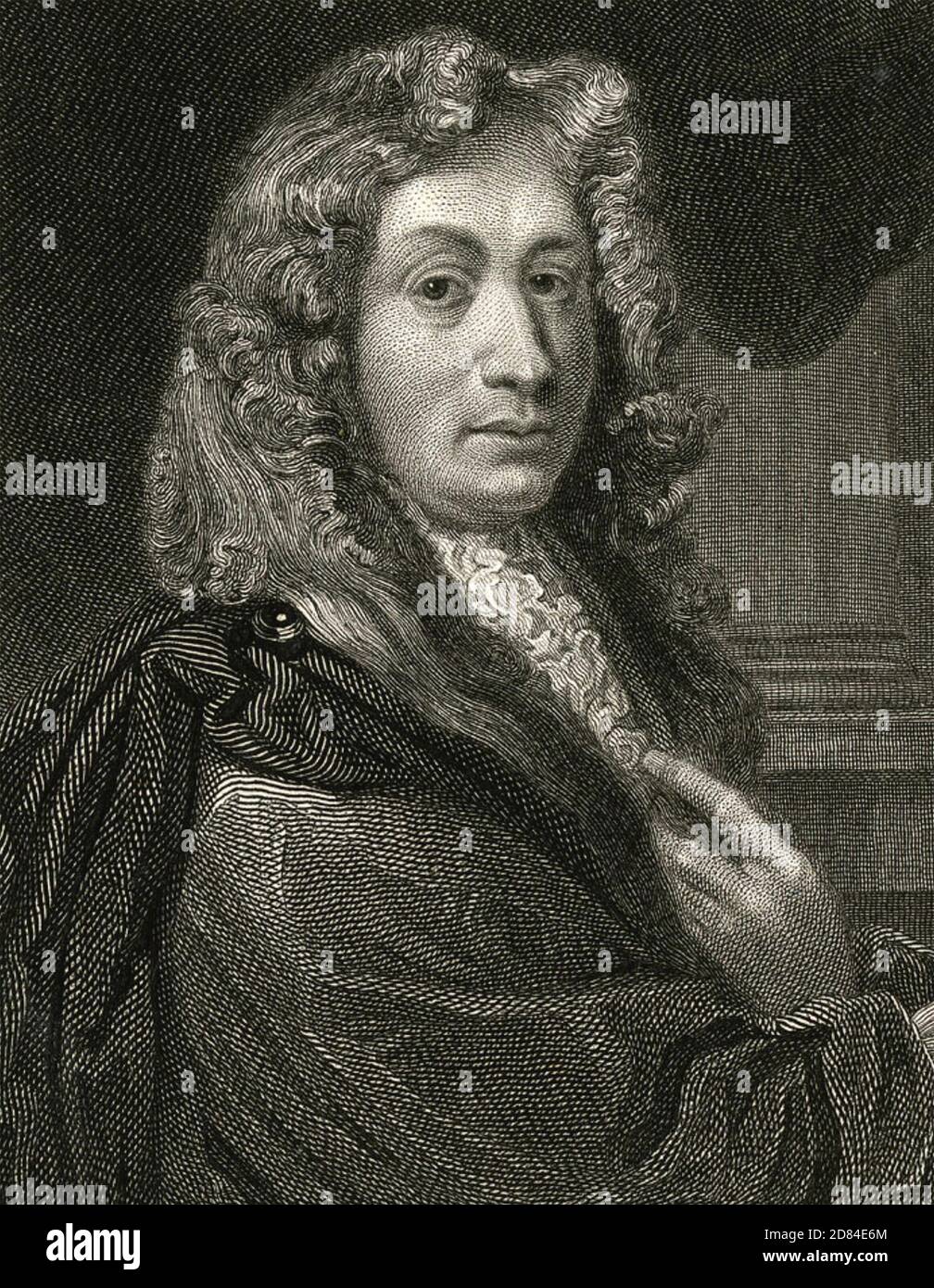 JOHN DRYDEN (1632-1700) English poet and playwright Stock Photo