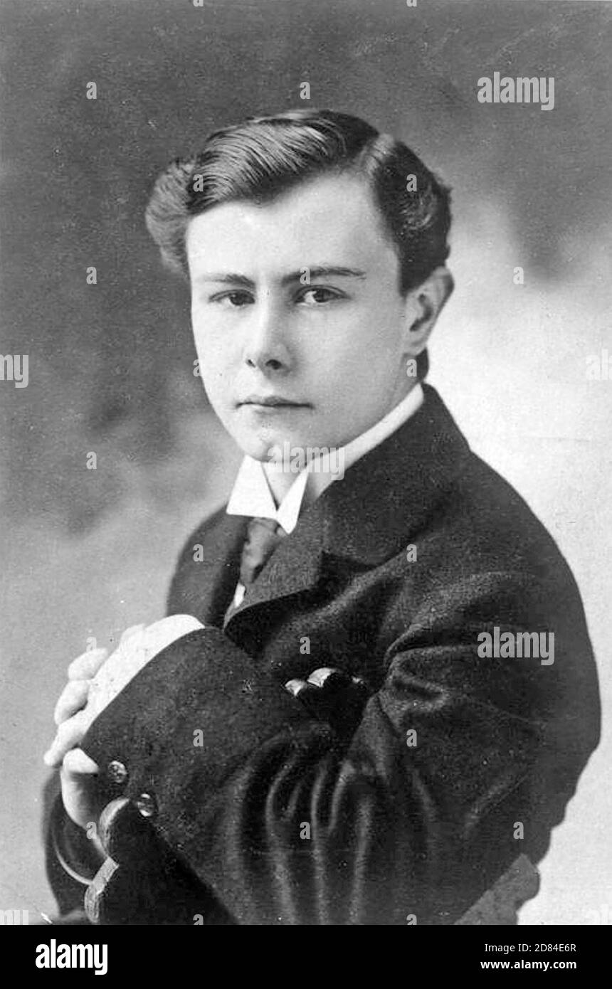 JOSEF HOFMANN (1876-1957) Polish-American pianist and composer Stock Photo