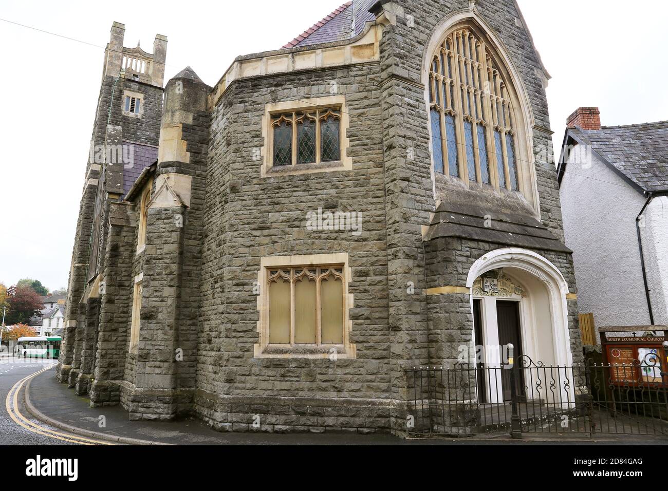 Ecumenical Church, Church Street, Builth Wells, Brecknockshire, Powys, Wales, Great Britain, United Kingdom, UK, Europe Stock Photo