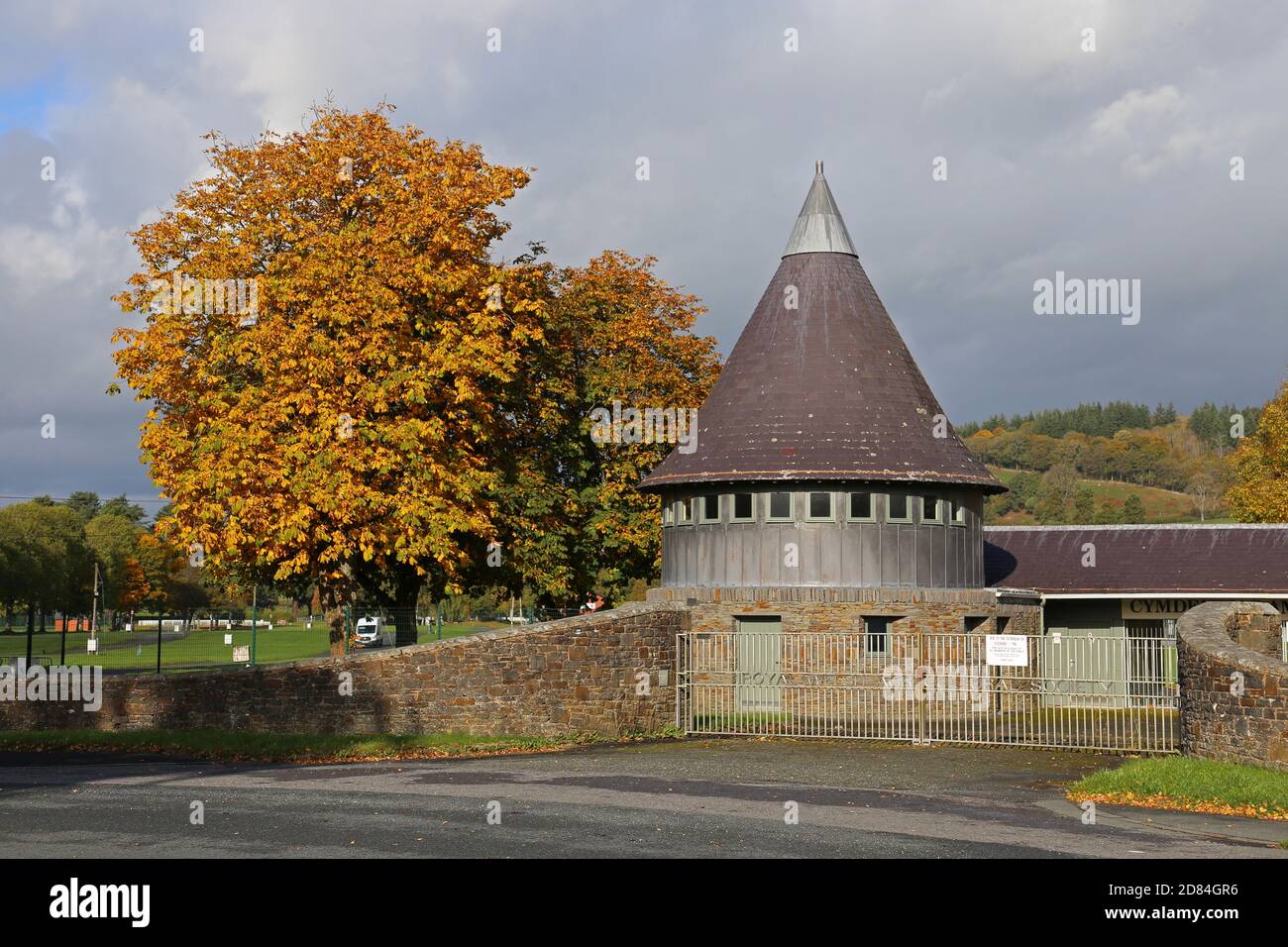 Royal Welsh Agricultural Society Showground, Llanelwedd, Builth Wells, Brecknockshire, Powys, Wales, Great Britain, United Kingdom, UK, Europe Stock Photo