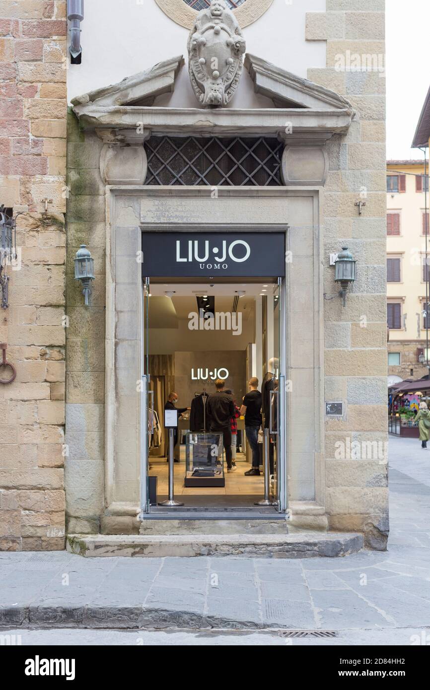 Liu Jo shop front, Florence, Italy Stock Photo