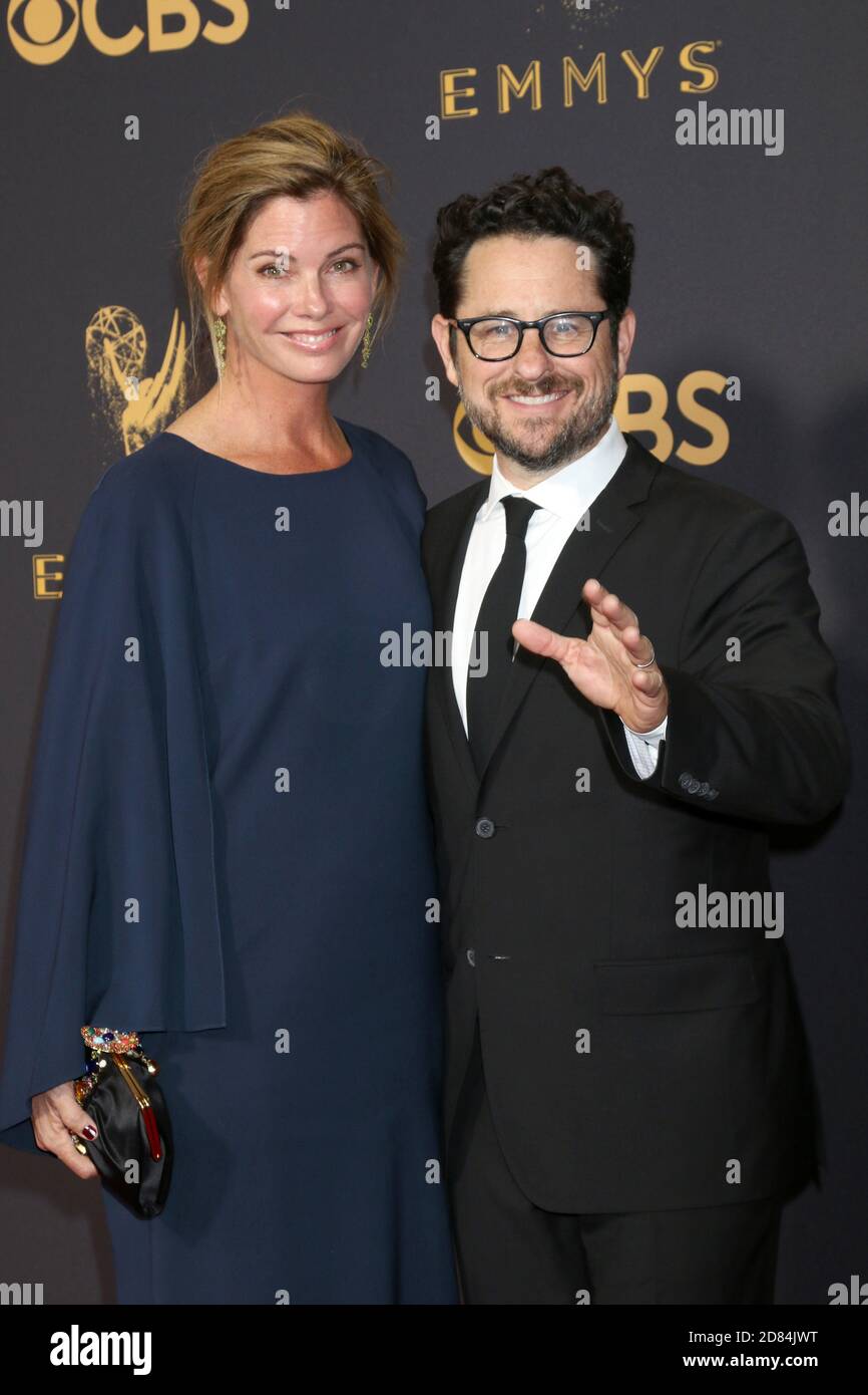 LOS ANGELES SEP 17 Katie McGrath, JJ Abrams at the 69th Primetime