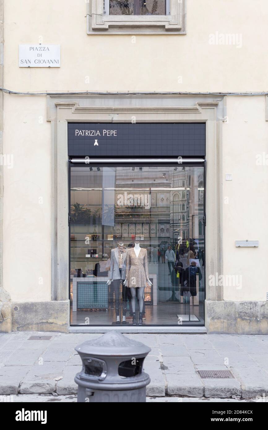 Patrizia Pepe shop front, Italy Stock Photo