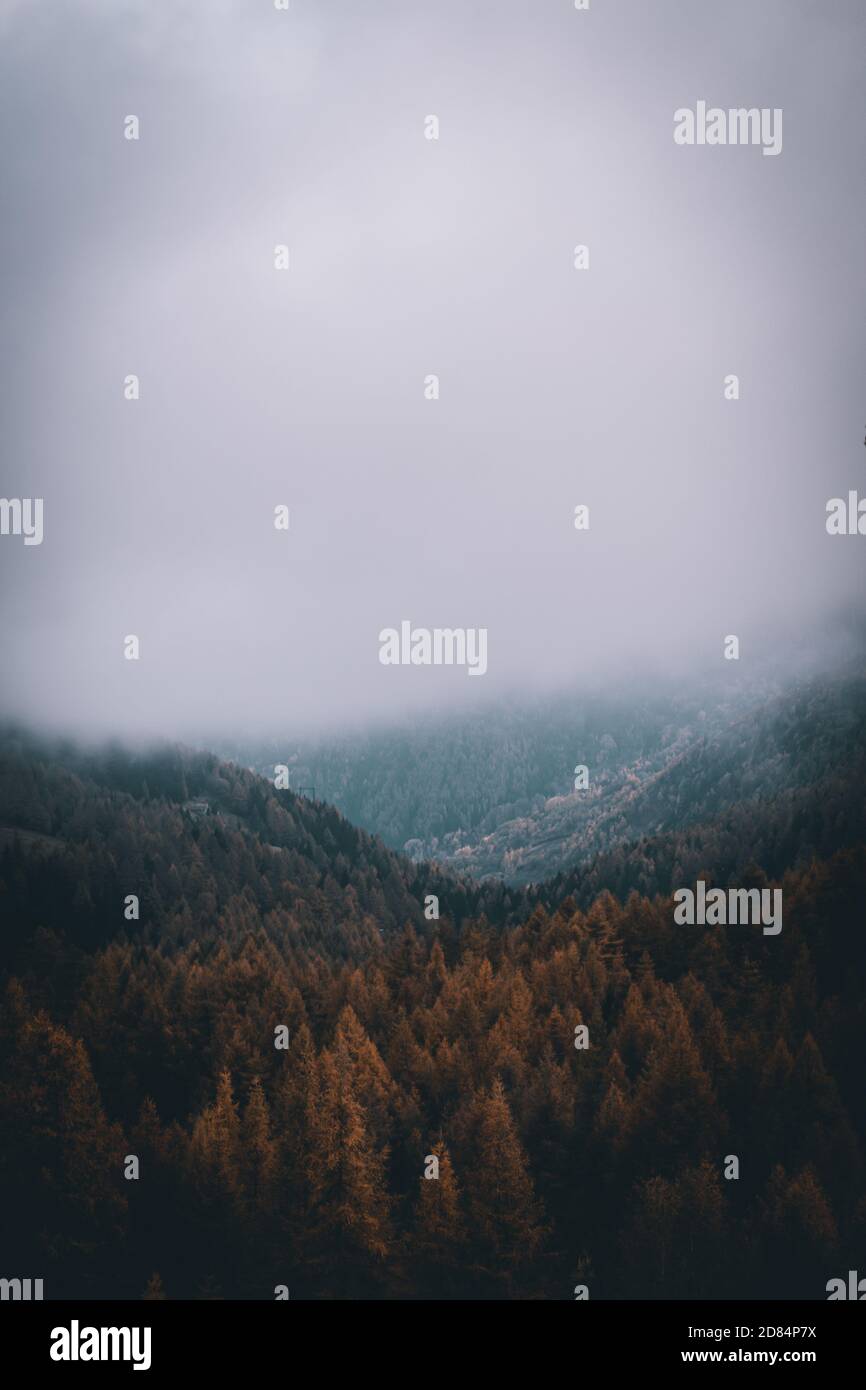 Foggy alps hi-res stock photography and images - Alamy