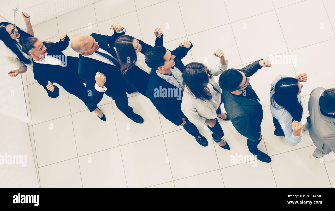 group of diverse business people standing in a queue Stock Photo - Alamy