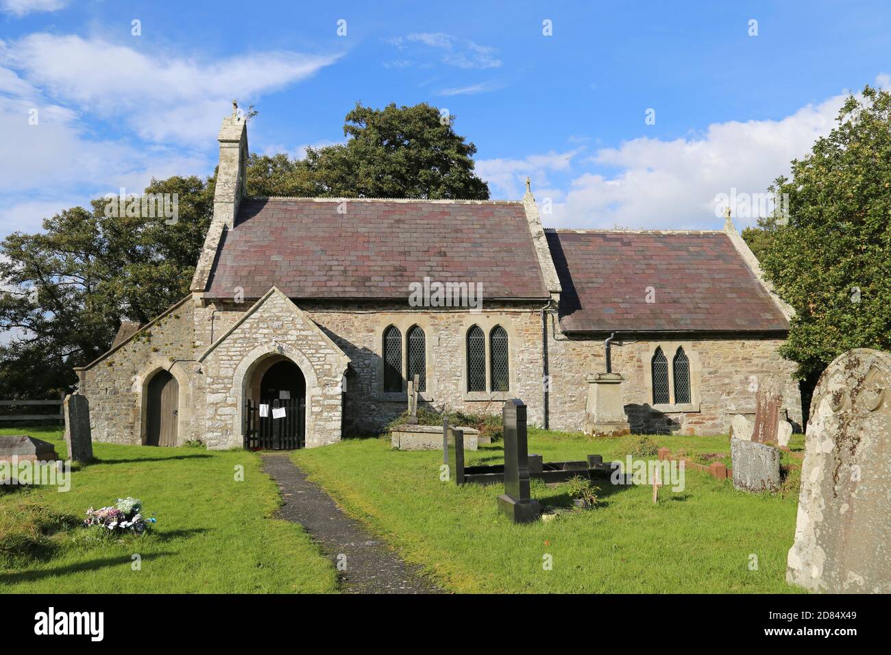 St Cannen's church, Cilmeri, Builth Wells, Brecknockshire, Powys, Wales, Great Britain, United Kingdom, UK, Europe Stock Photo