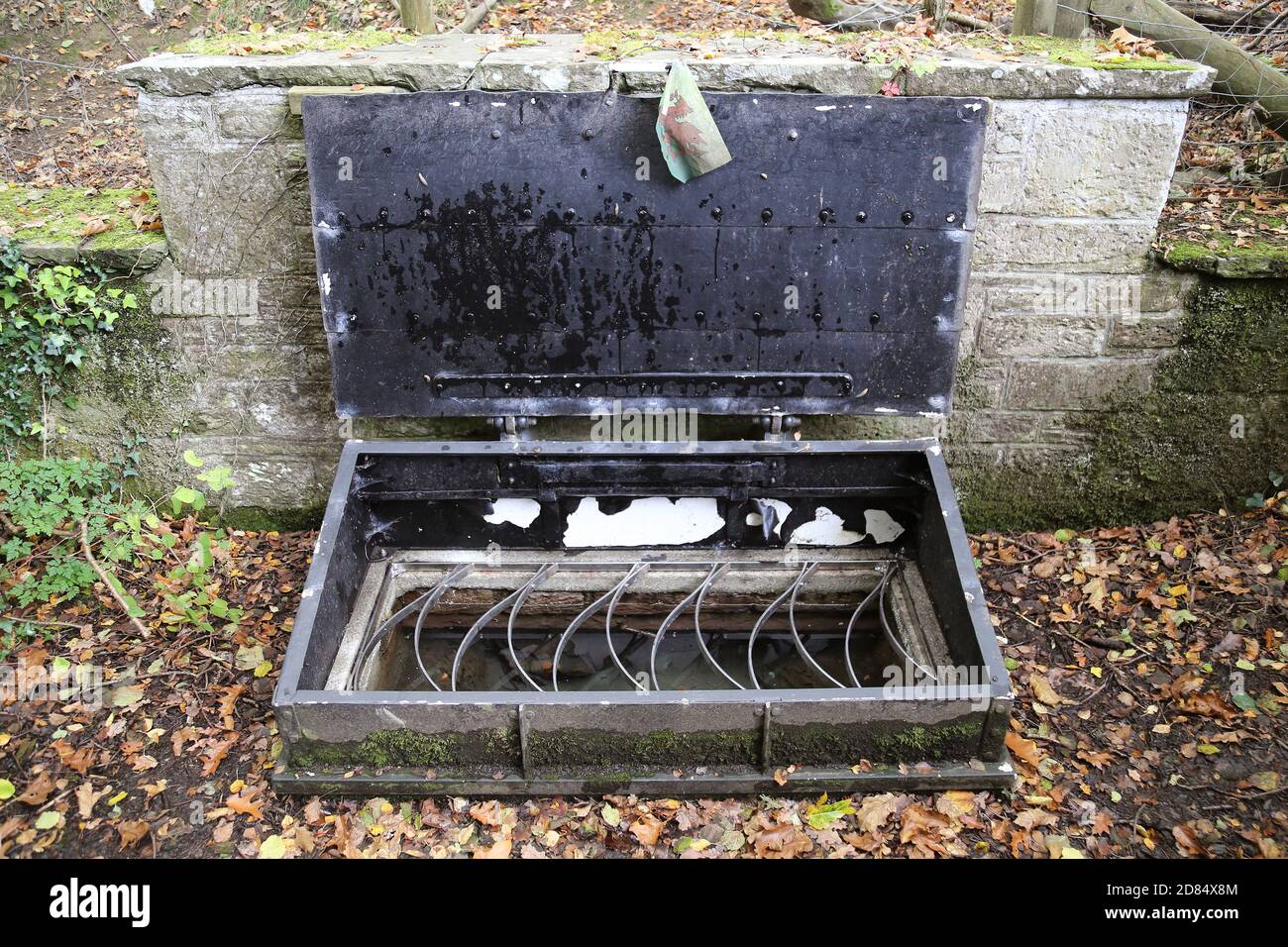 Memorial Well to death of Llywelyn ap Gruffydd (1282), Cilmeri, Builth Wells, Brecknockshire, Powys, Wales, Great Britain, United Kingdom, UK, Europe Stock Photo