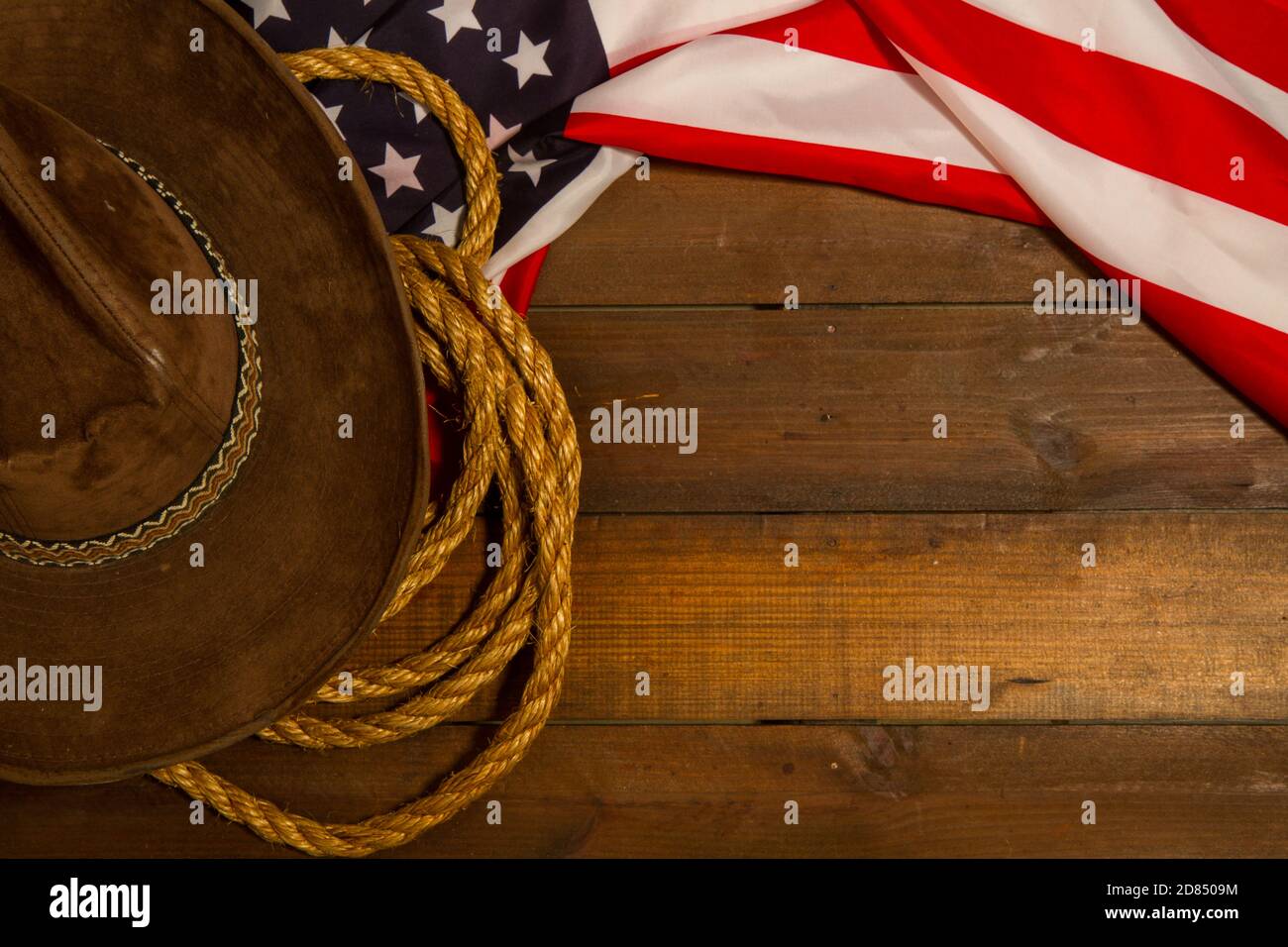 cowboy USA flag Stock Photo - Alamy