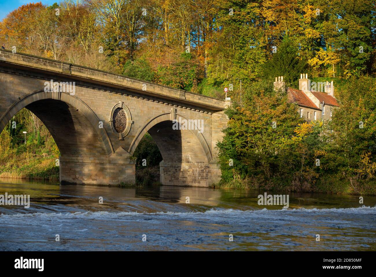 Coldstream Bridge the crossing of the Scottish Border. It was here that