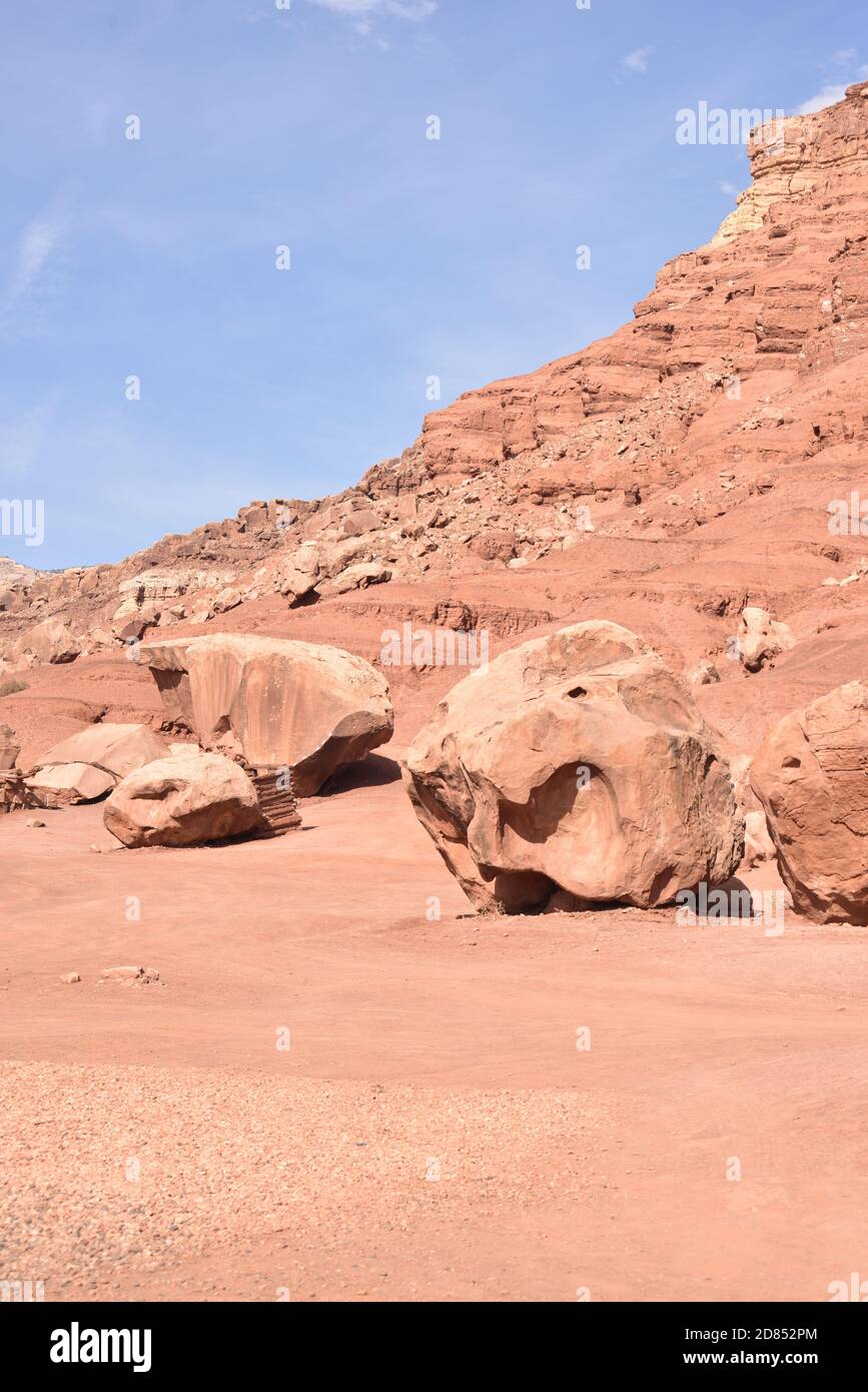 Marble Canyon, AZ. U.S.A. 8/17/2020. In the mid-1920s, Blanche Russell built from local stone a vintage motor lodge for early travelers to Northern AZ Stock Photo