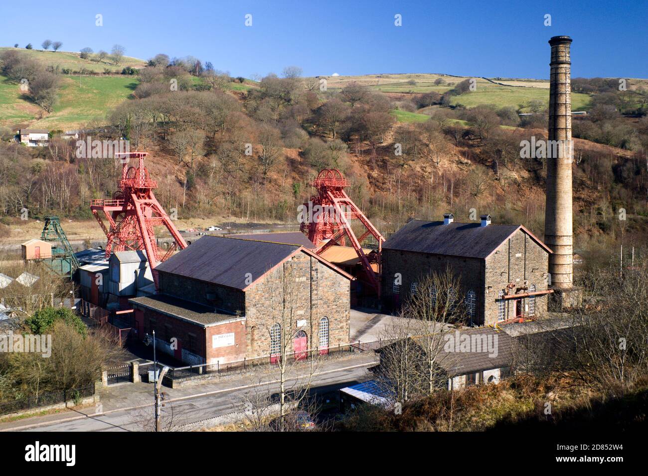 Rhondda Heritage Park, Trehafod, Rhondda Valley, South Wales Stock