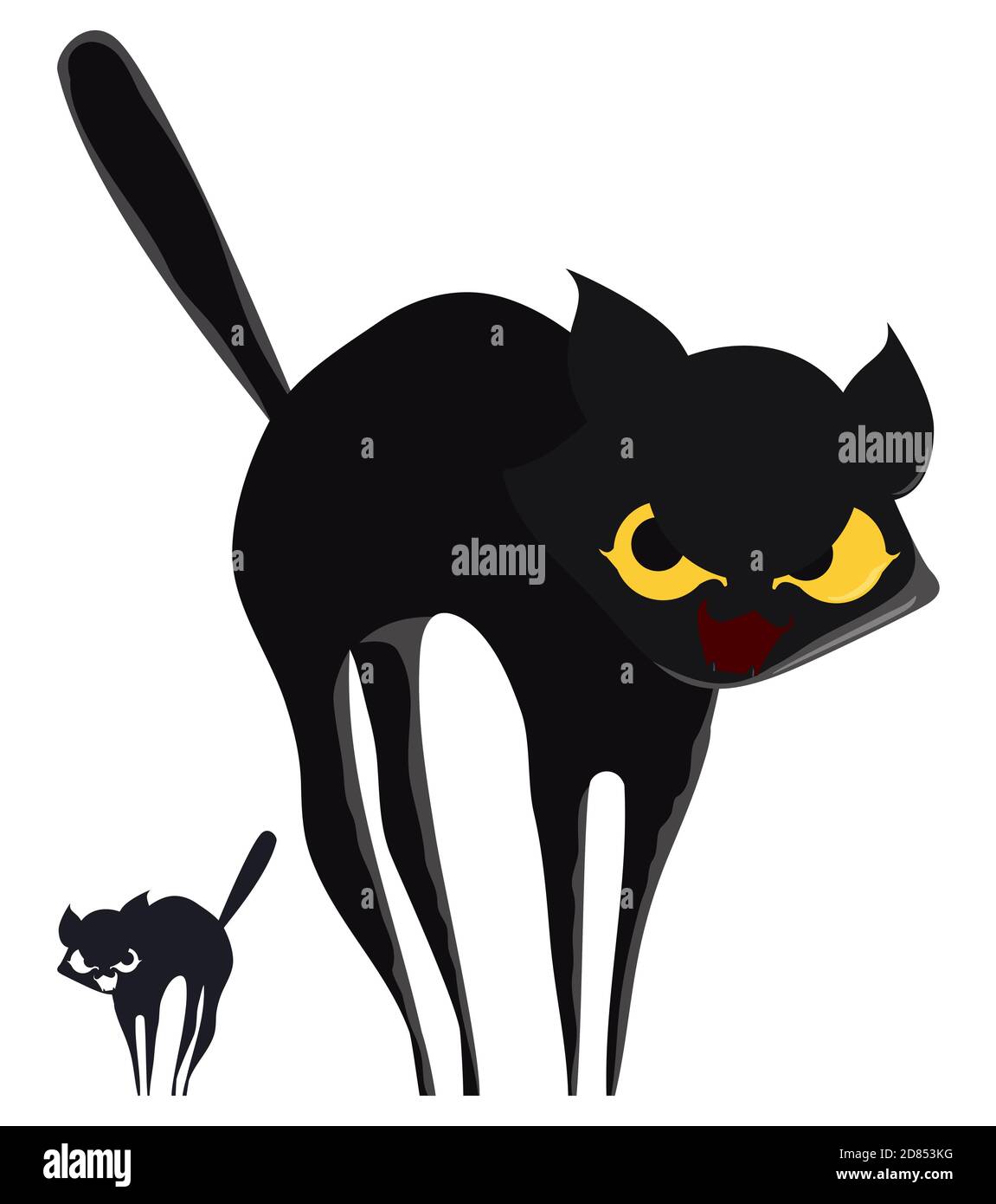 Scared Cats Stock Illustrations – 306 Scared Cats Stock