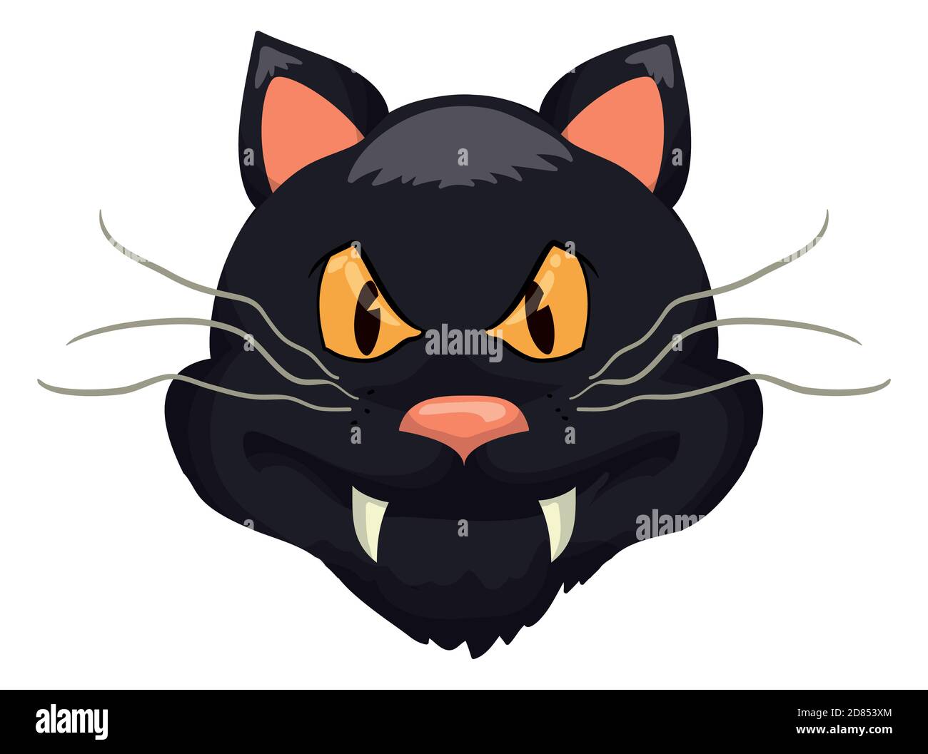 Black cat with malicious face and twisted whiskers, isolated over white background Stock Vector Image & Art - Alamy Black cat with malicious face and twisted whiskers, isolated over white background Stock Vector Image & Art - Alamy