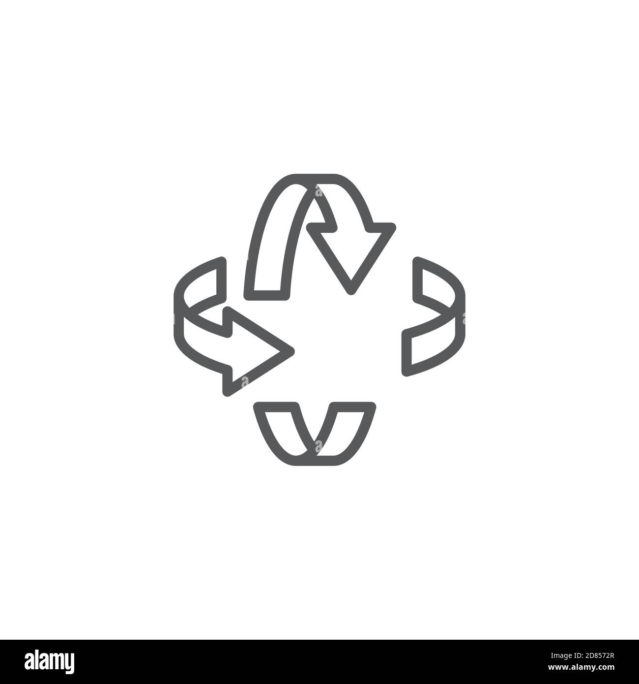 Augmented realit technology vector icon isolated on white background Stock Vector