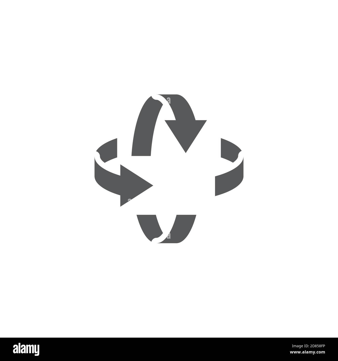 Augmented realit technology vector icon isolated on white background Stock Vector