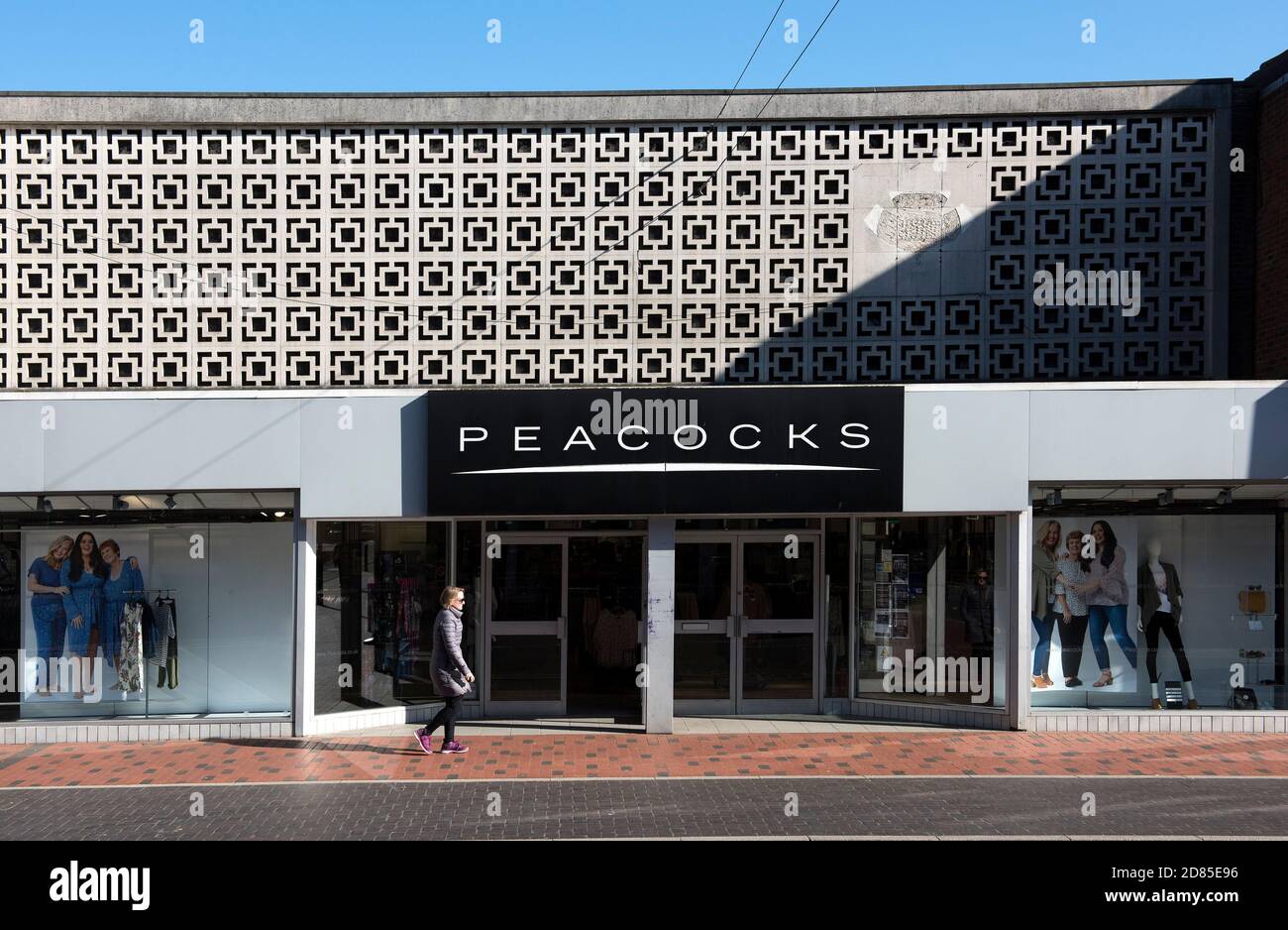 Peacocks popular fashion store in a High Street location in Tonbridge, Kent, UK Stock Photo