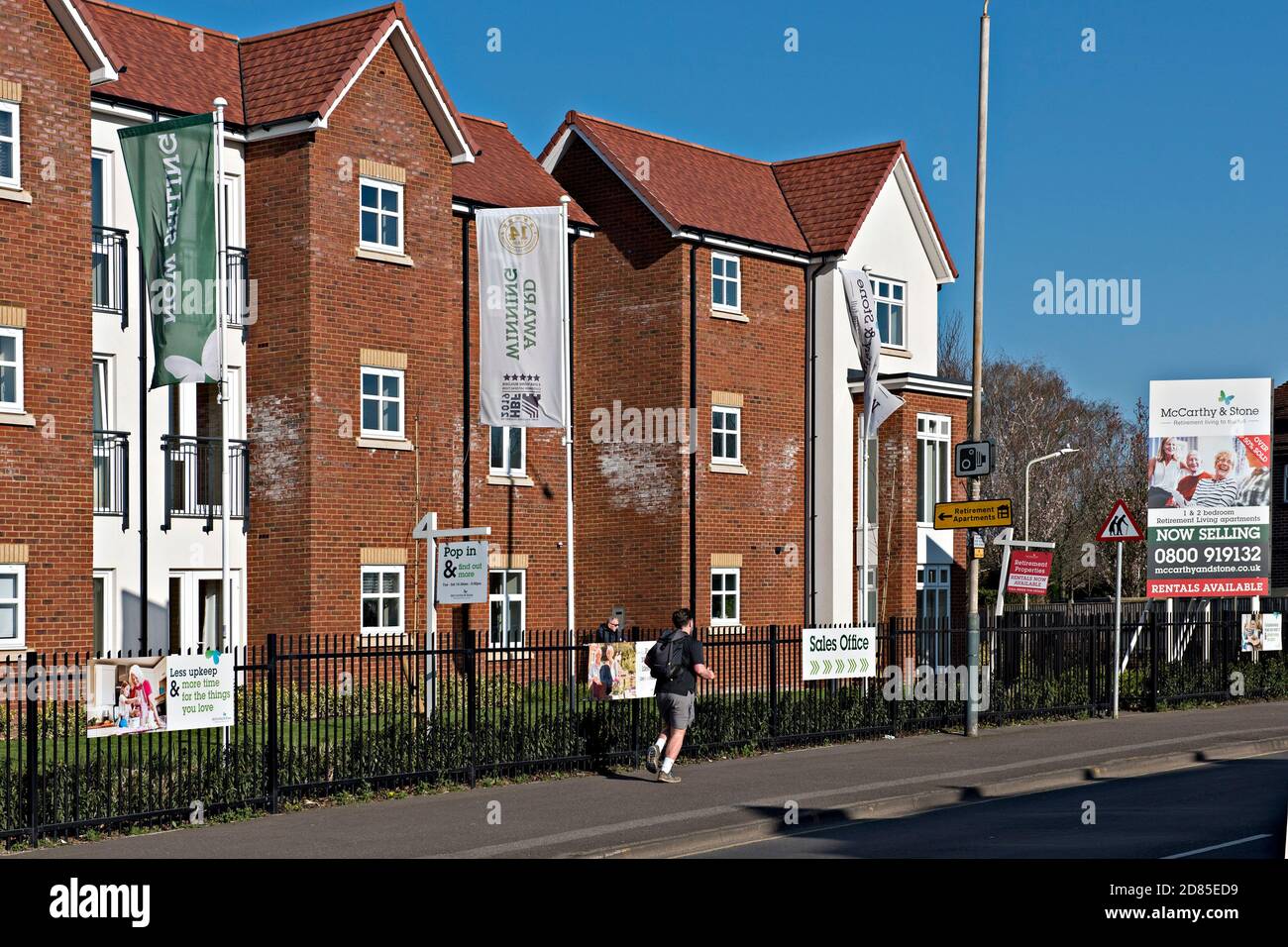 McCarthy and Stone Retirement flats in Southborough, Kent, UK Stock