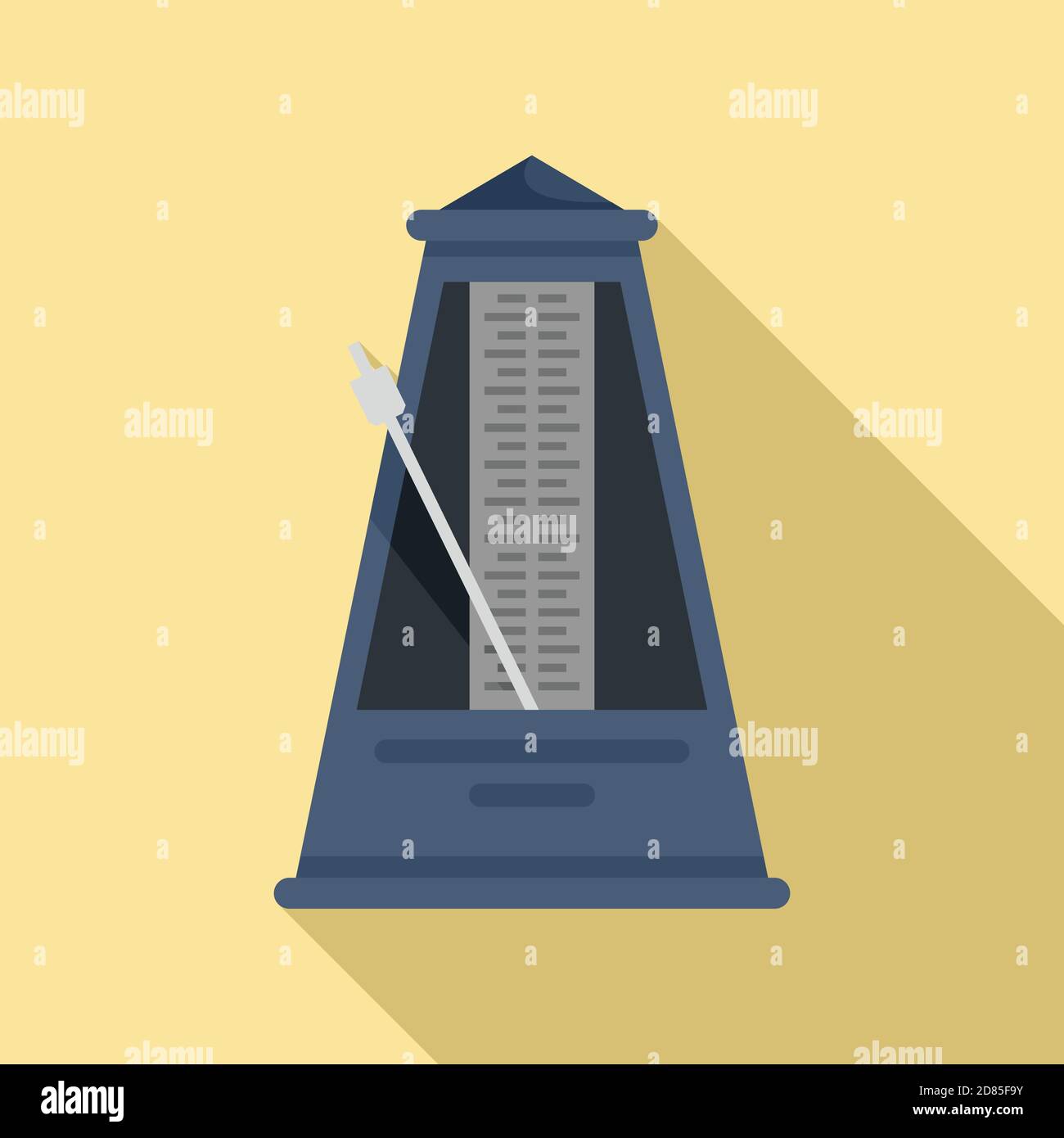 Mechanical metronome icon, flat style Stock Vector Image & Art Alamy