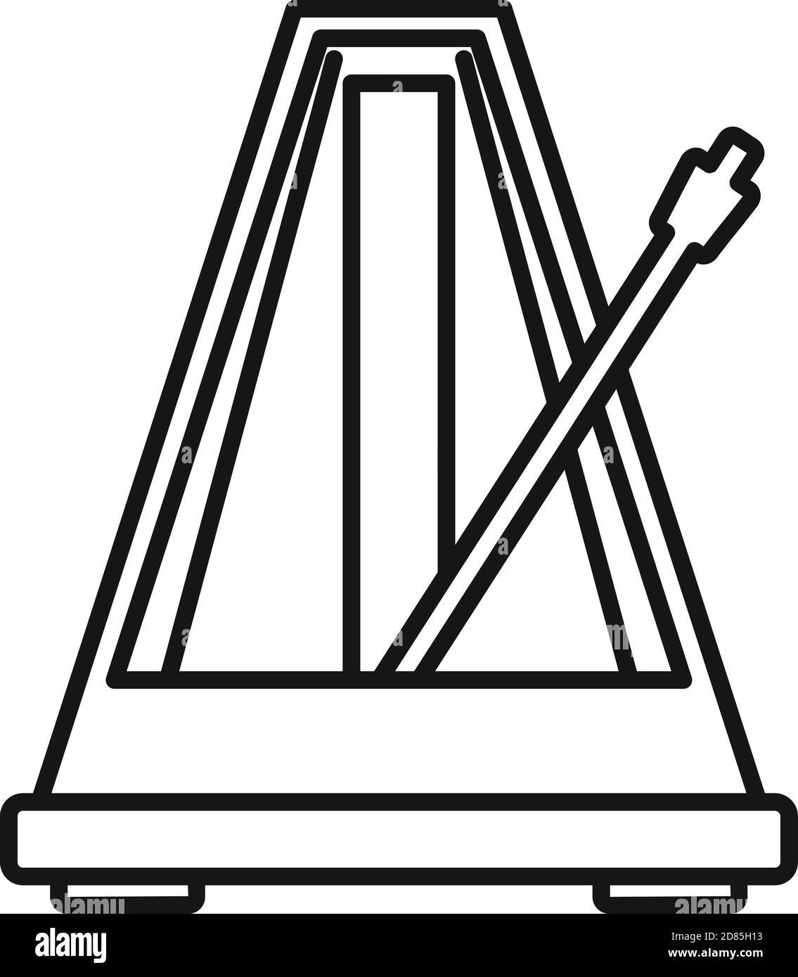 Metronome beat icon, outline style Stock Vector Image & Art Alamy