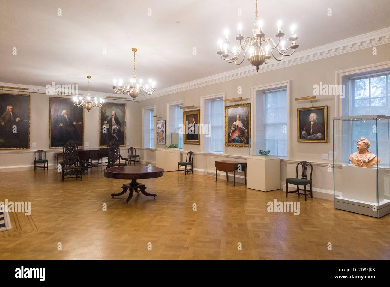 The Picture Gallery with a display of impressive paintings and artwork inside the Foundling