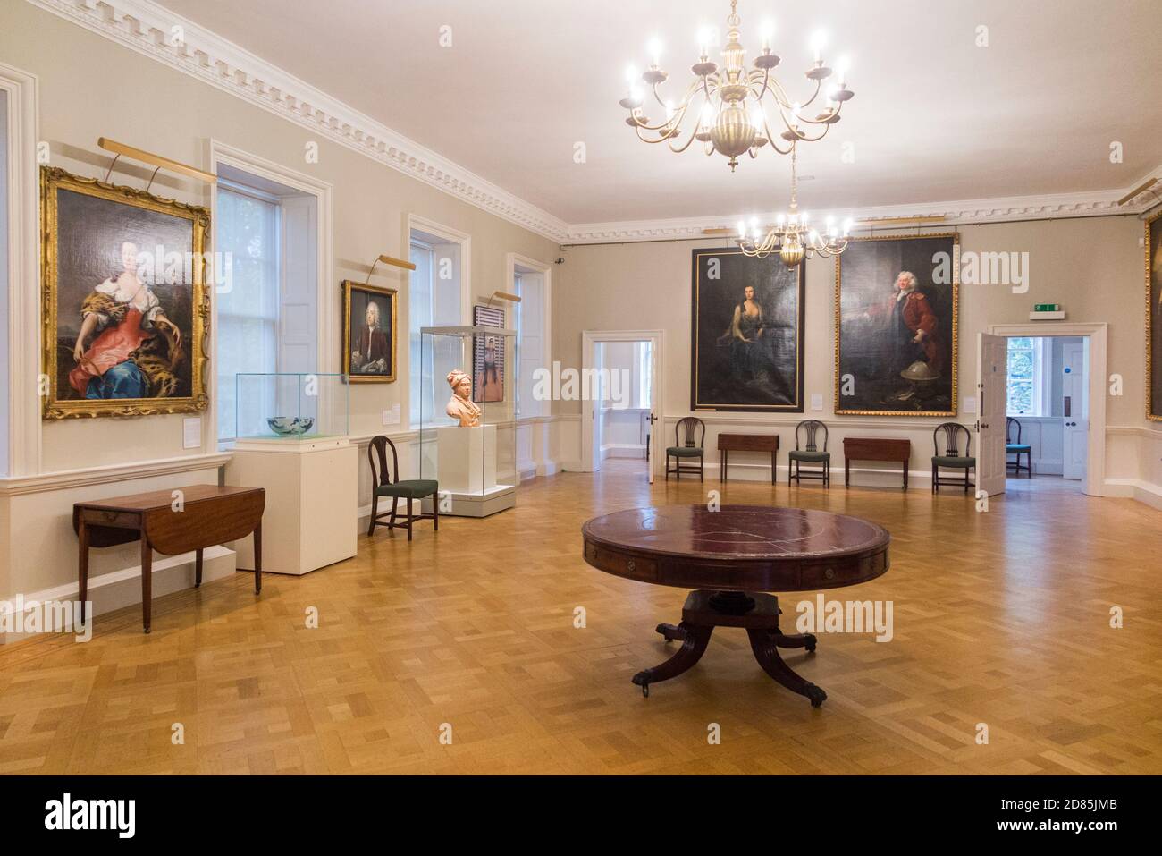 The Picture Gallery with a display of impressive paintings and artwork inside the Foundling