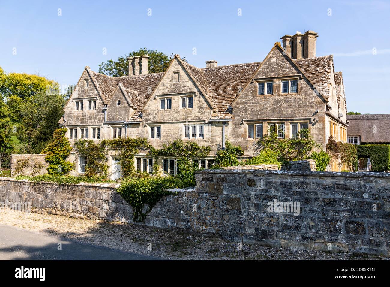 Holcombe House dating back to the late 16th century at Holcombe near the Cotswold village of Painswick, Gloucestershire UK Stock Photo
