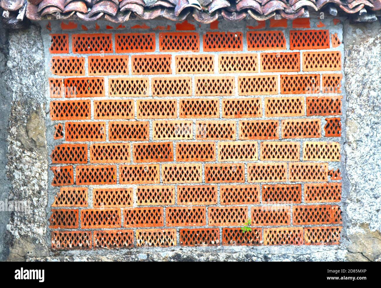 Brick and Brick and Brick Stock Photo