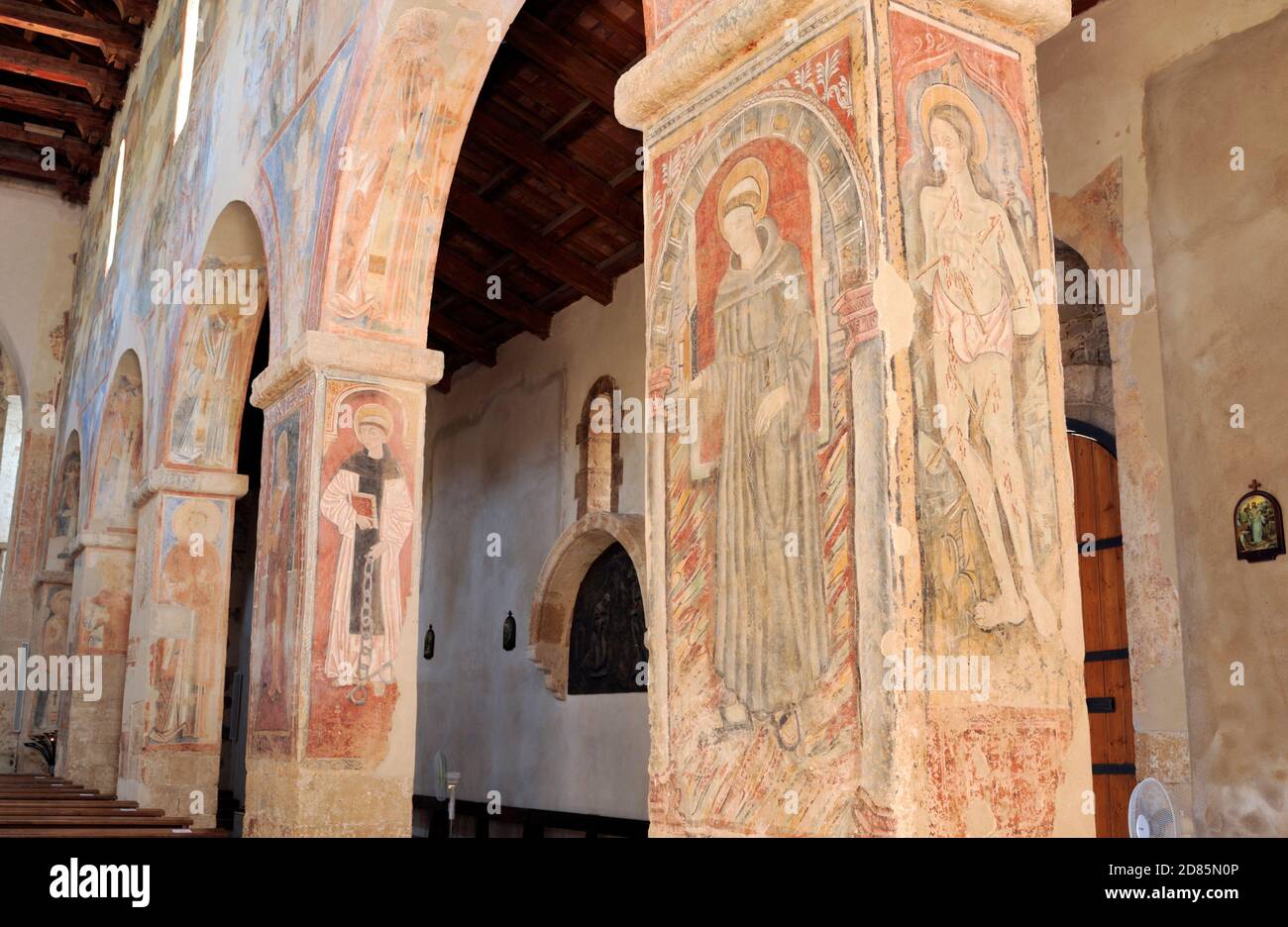 Sanctuary of Santa Maria di Anglona, Tursi, Basilicata, Italy Stock Photo
