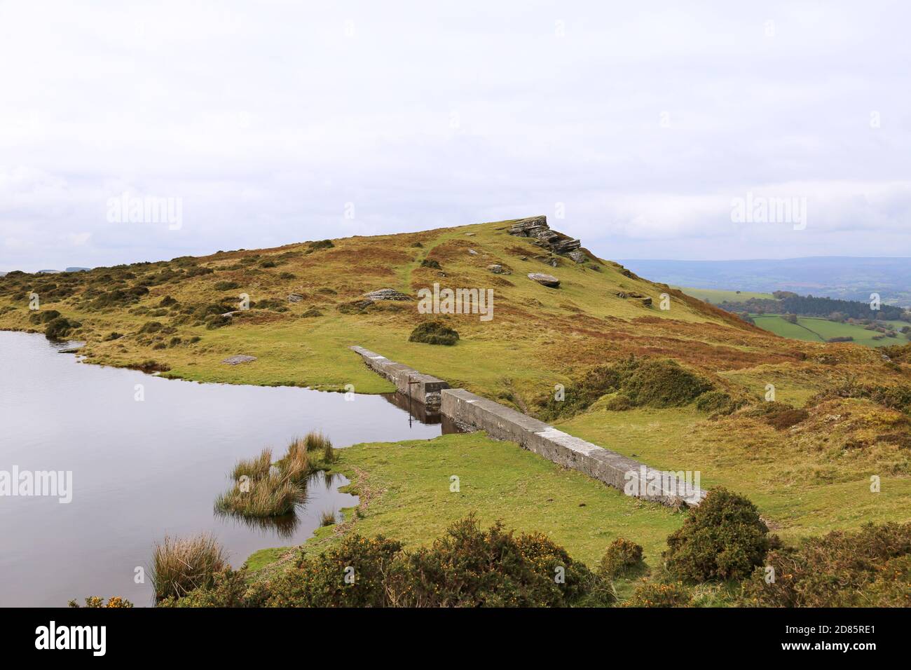 Pant y Llyn mountain lake, Llanddewi'r Cwm, Builth Wells, Brecknockshire, Powys, Wales, Great Britain, United Kingdom, UK, Europe Stock Photo