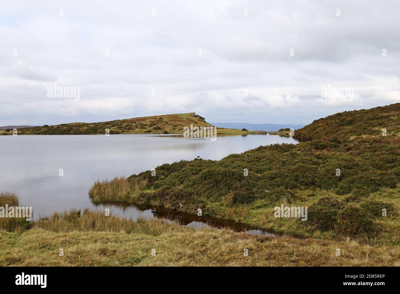 Pant y Llyn mountain lake, Llanddewi'r Cwm, Builth Wells, Brecknockshire, Powys, Wales, Great Britain, United Kingdom, UK, Europe Stock Photo