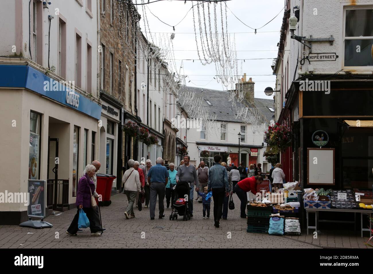 Ayr Town Centre,Ayrshire, Scotland UK shops