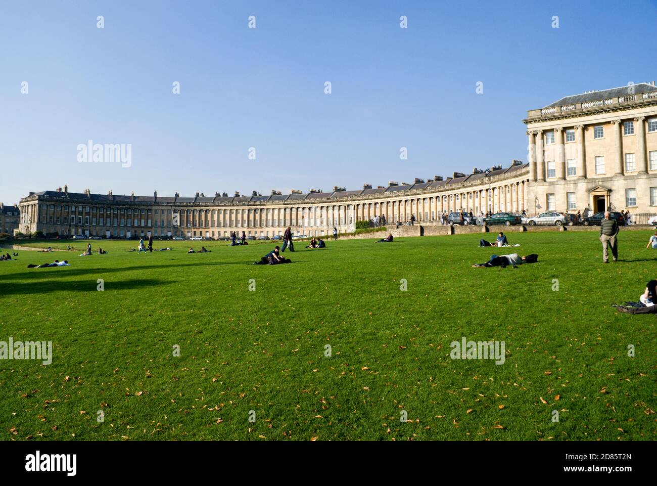 Royal Crescent, Bath, Somerset, England, UK. Stock Photo