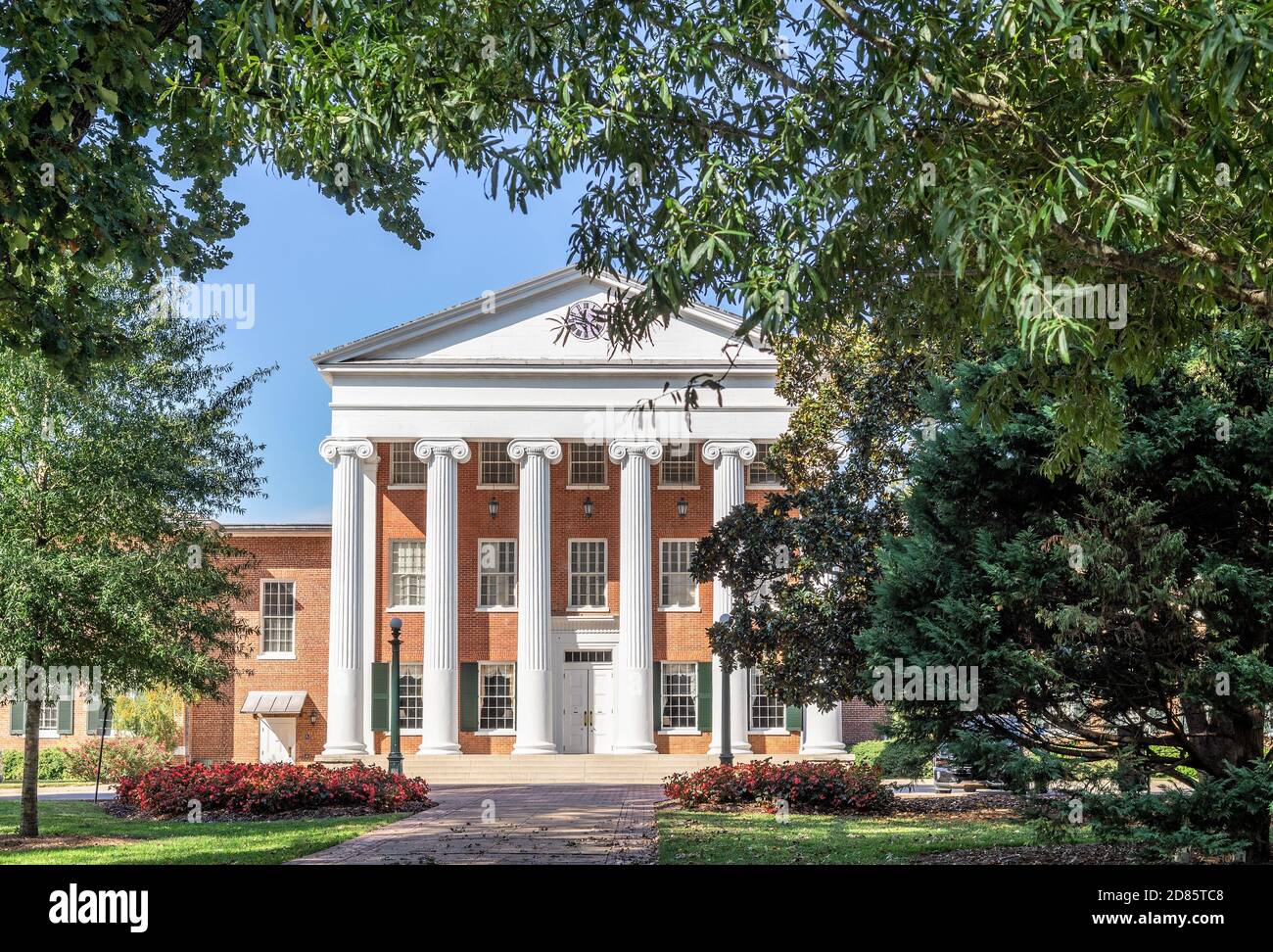 University of Mississippi Lyceum at Ole Miss completed in 1848 and used as a Civil War Hospital, Oxford, Mississippi, USA Stock Photo